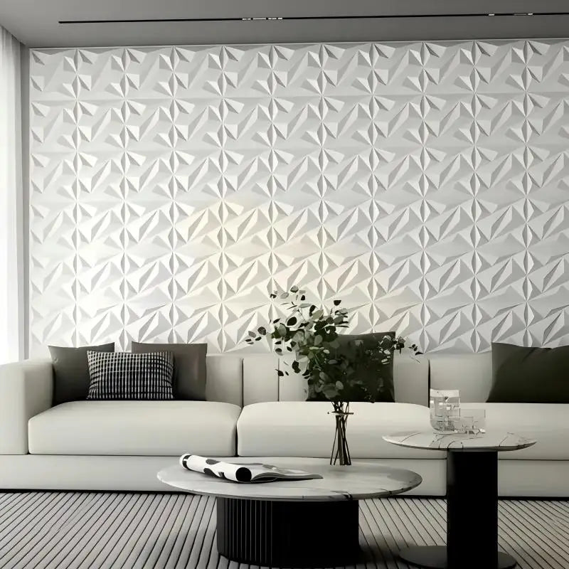 20PCS 3D Wall Panels 30x30cm Decorative Wall Tiles – Modern Peel & Stick Wall Decor for Living Room, Bedroom, Office & Hotel