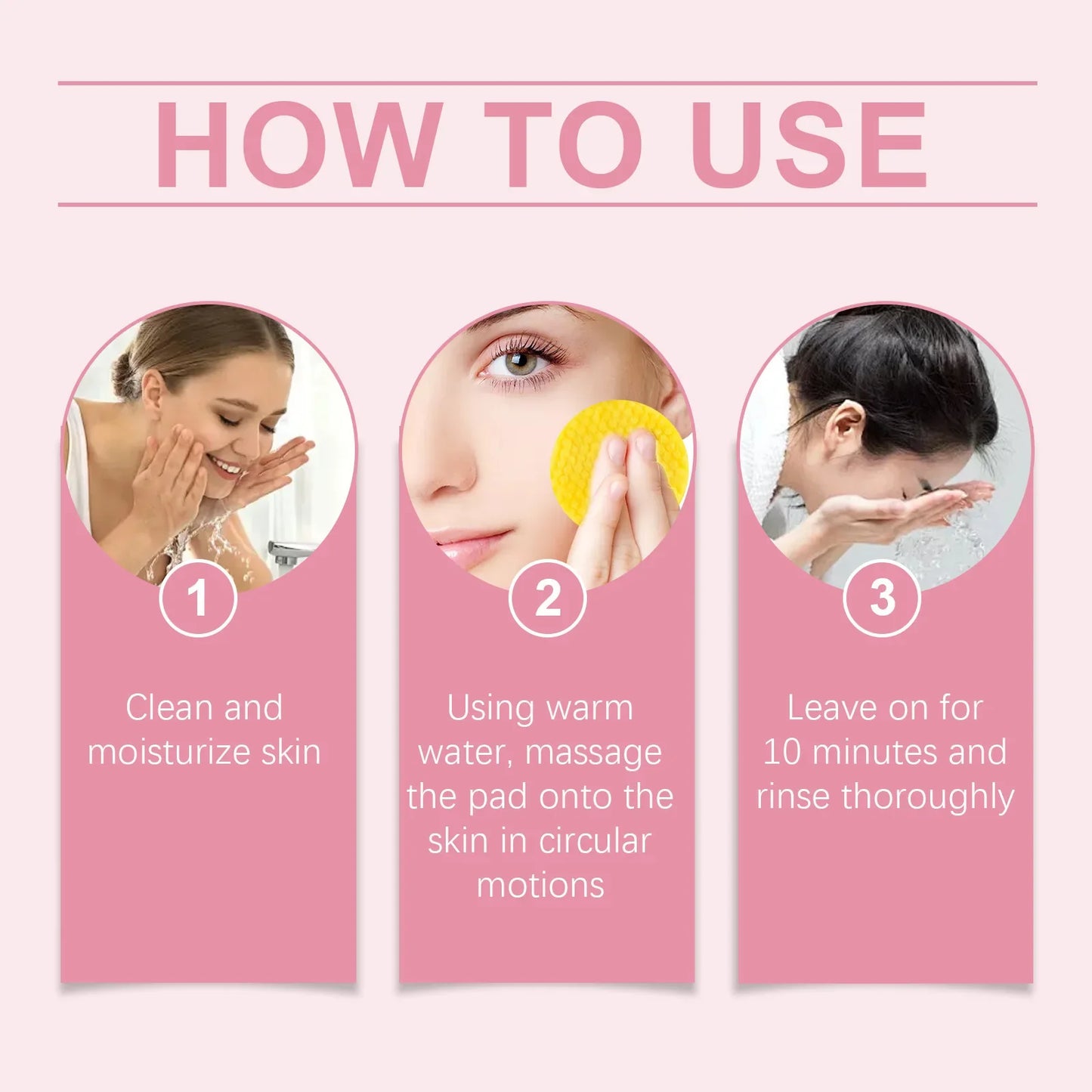 EELHOE Turmeric and Kojic Acid Facial Cleansing Pads - Exfoliating Daily Skin Care for Pores, Dirt Removal, and Moisturizing