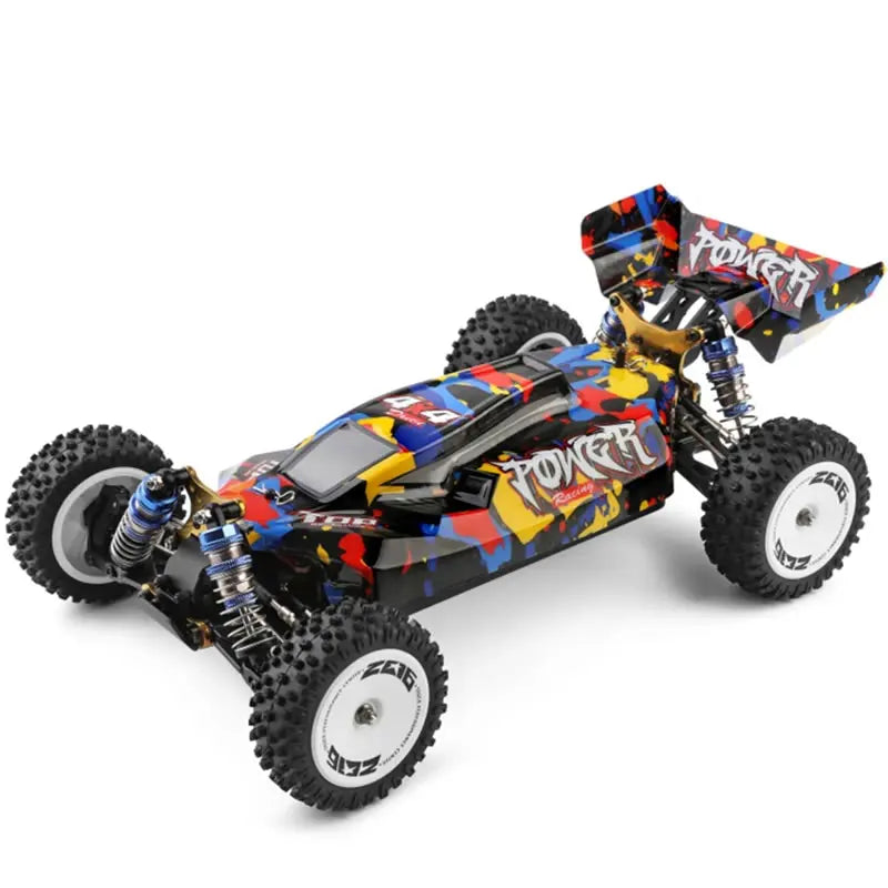 New WLtoys 124007 1/12 Brushless RC Car — 4WD 75KM/H Off-Road Drift with 2.4G One-Hand Remote, Racing Toy for Kids & Boys Gift
