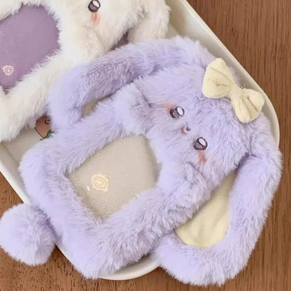 Cute Plush Photocard Holder – Cartoon ID & Credit Card Protector Wallet Case for Collectible Cards and Band Cards