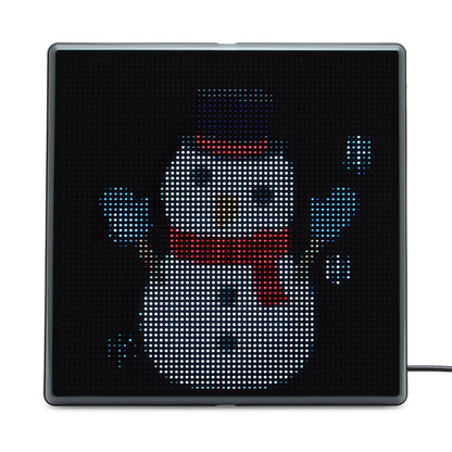RGB LED Pixel Display Panel Lamp – 16x16 / 32x32 / 64x64 Programmable App Control Creative Art Screen Night Light for Anime & Gaming Room Decor