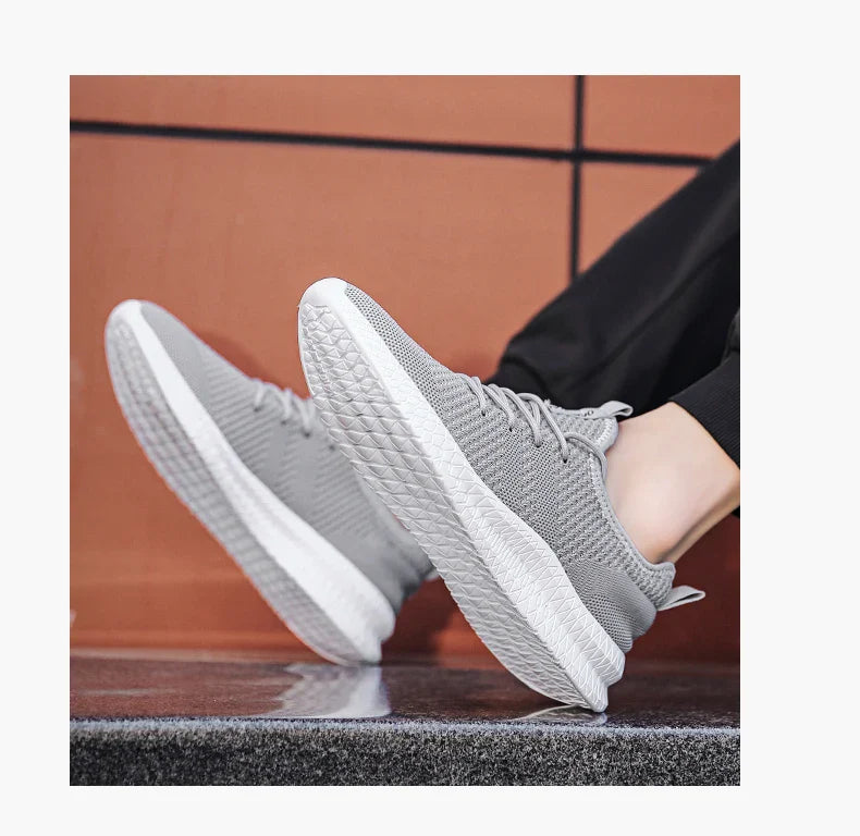 2022 Men’s Sneakers — High-Quality Breathable Gym & Casual Walking Shoes, Lightweight Plus-Size Footwear Zapatillas Hombre