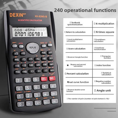 Student Scientific Calculator for Exams – Electronic Accounting & Math Functions, Primary School to CPA Use, Grade 4 Special Purpose Calculator