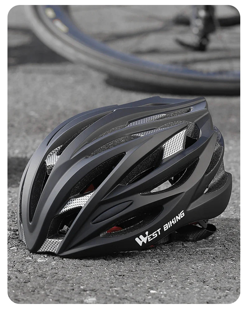 WEST BIKING Ultralight Cycling Helmet - Integrated Molding MTB & Road Bike Helmet for Men & Women