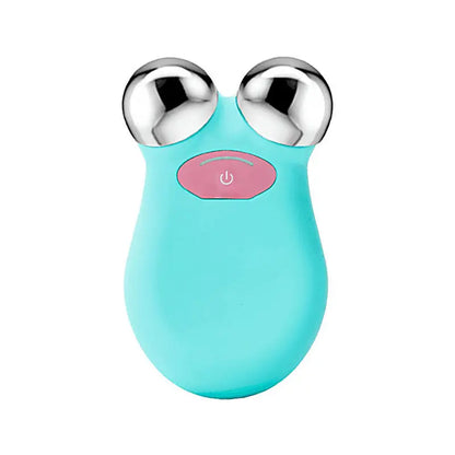 Microcurrent Facial Massager Roller – EMS Face Lift & Anti-Wrinkle Skin Tightening Tool for Firming & Slimming