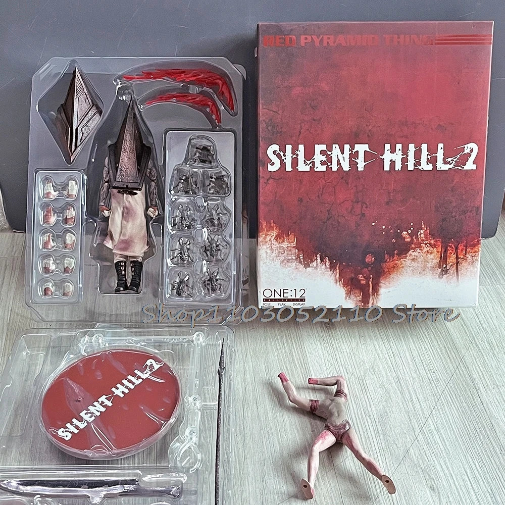 MEZCO Silent Hill 2 Red Pyramid Thing Action Figure – ONE:12 Collectible Movable Toy Gift