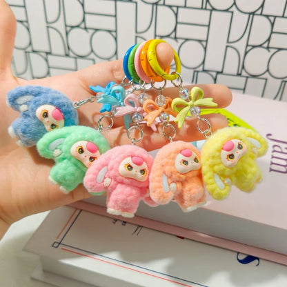 Cartoon Key Ring – Cute Backpack Pendant Gift for Students and Couples