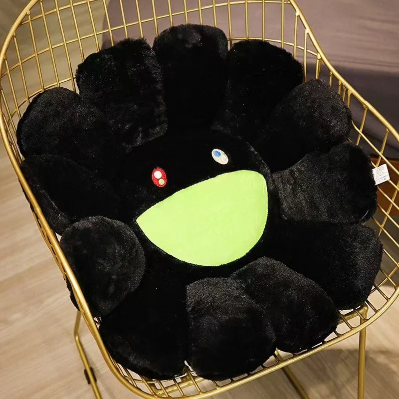 40/60cm Sunflower Plush Pillow — Soft Flower Cushion for Sofa, Bed & Room Decor, Kawaii Gift