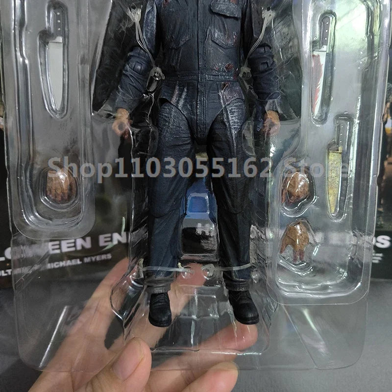NECA Halloween II Michael Myers Action Figure – Pumpkin Kill Horror Collectible Toy