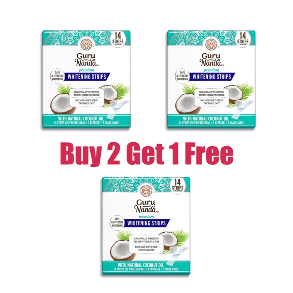 Whitening Strips 7-Day Treatment - Enamel-Safe Teeth Whitening Strips for Sensitive Teeth