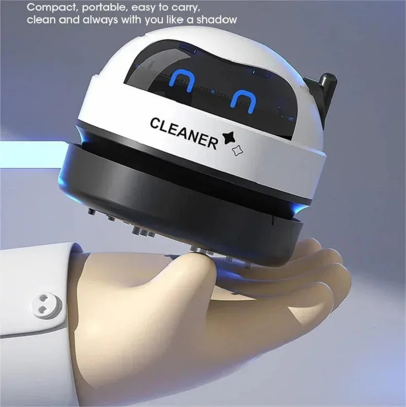 Mini Handheld USB Desk Vacuum Cleaner – Portable Table Sweeper for Home & Office Pencil Crumbs
