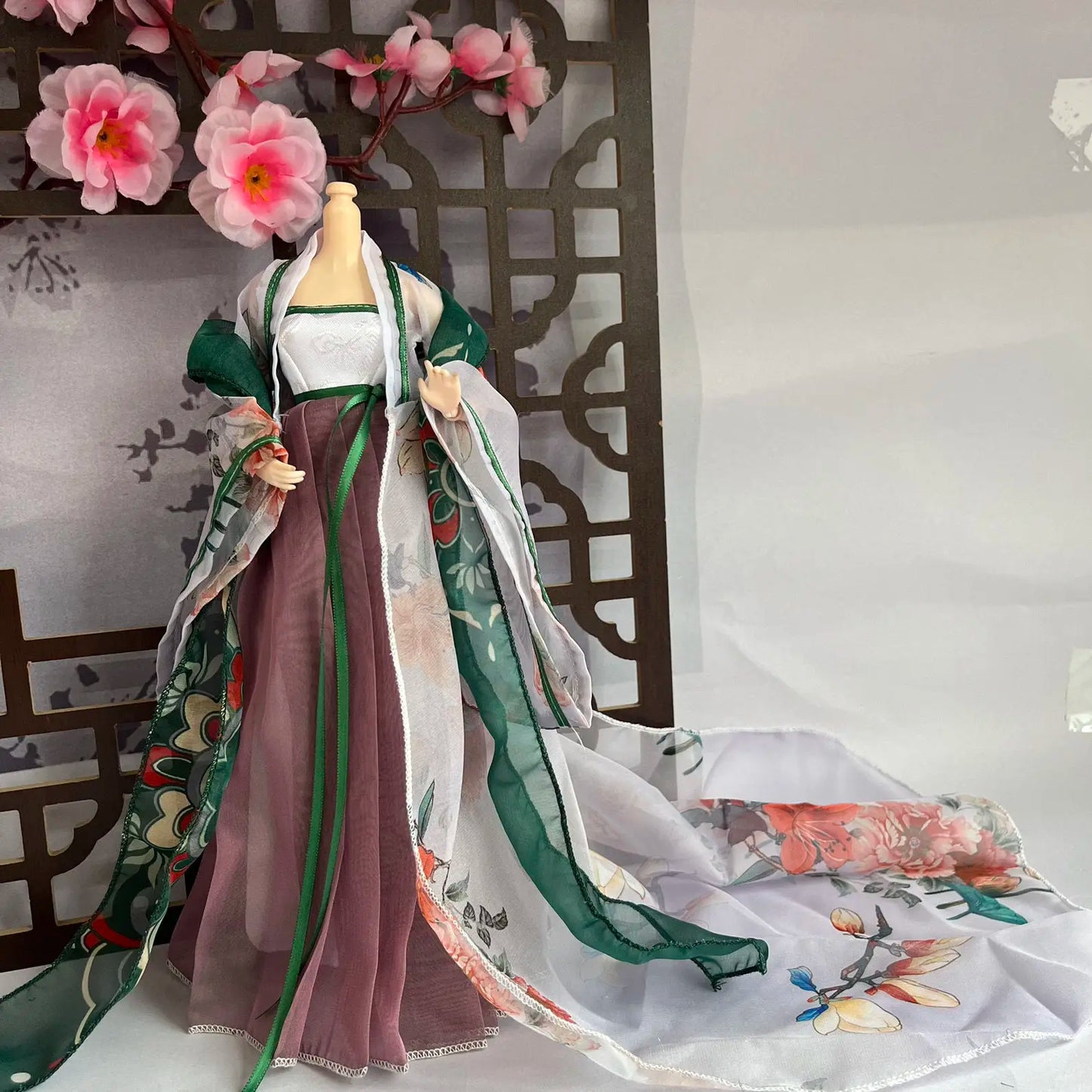 Fashion 1/6 Doll Clothes Set – 30cm Male & Female BJD Antique Couple Hanfu Outfit, Doll Accessories (No Doll)