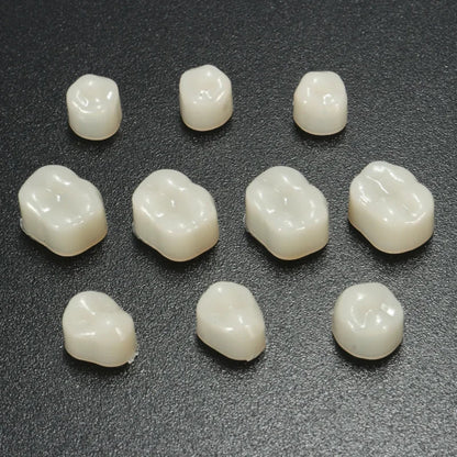 50/100pcs Dental Temporary Crown Resin Veneers – Porcelain Teeth Materials for Anterior & Posterior Teeth Restoration