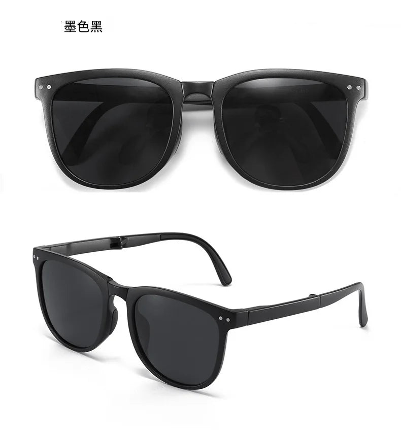 Folding UV Protection Sunglasses – Portable Ultra-Light Unisex Sun Protection Eyewear for Men & Women