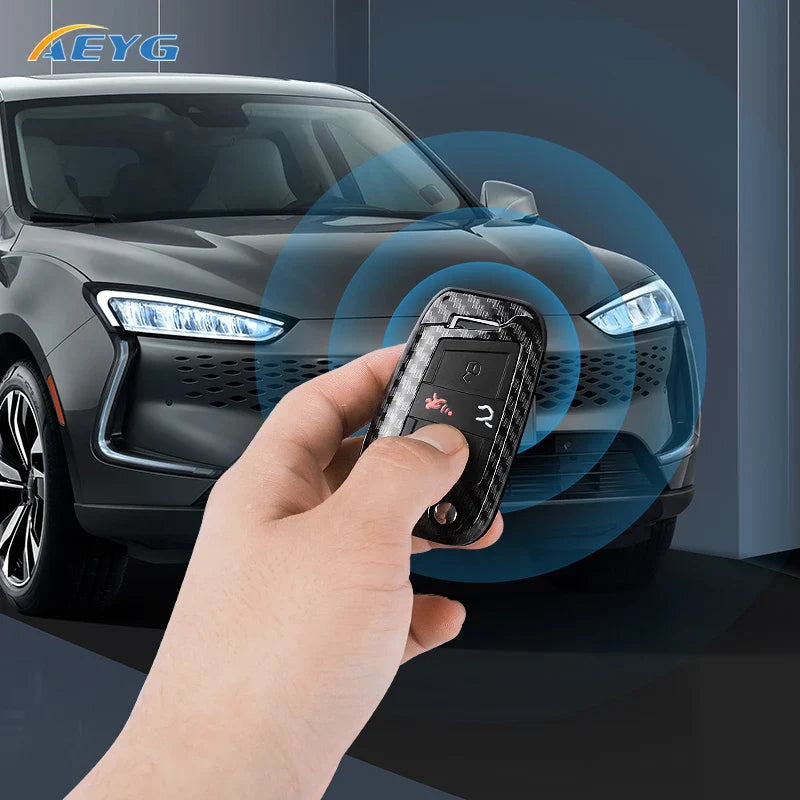 ABS Carbon Fiber Car Key Cover for VW, SEAT & Skoda – Fits Golf 7 MK7, Tiguan MK2, Ateca, Leon FR 2, Ibiza, Octavia