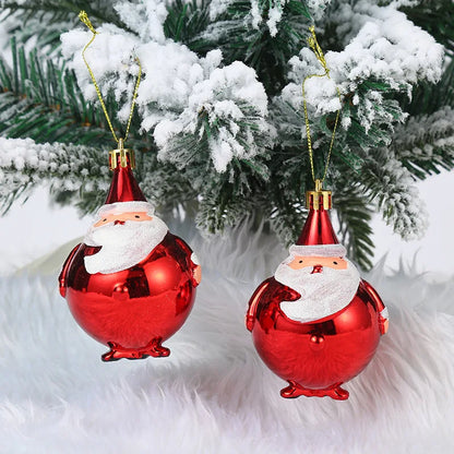Christmas Tree Hanging Ornament – Red & White Candy Cane Pendant for Xmas, Home Decor & New Year 2024