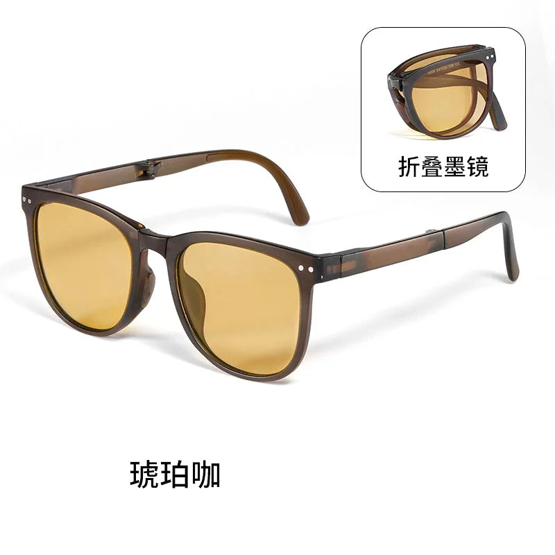 Folding UV Protection Sunglasses – Portable Ultra-Light Unisex Sun Protection Eyewear for Men & Women