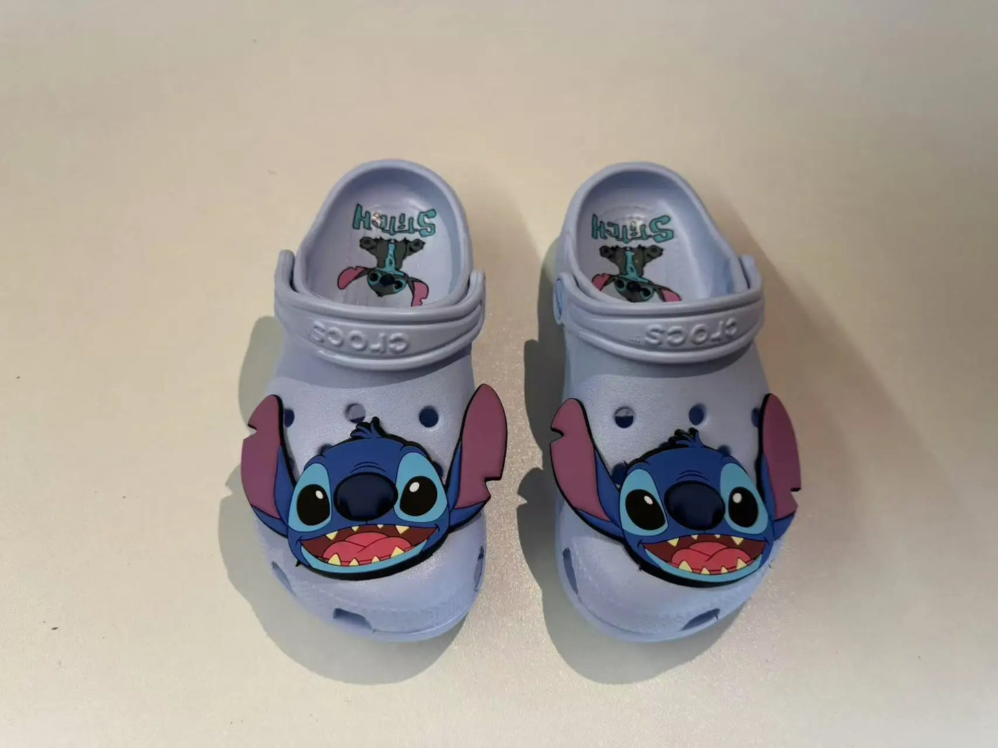 New Disney Lilo & Stitch Cartoon Beach Shoes – Non-Slip Breathable Casual Footwear for Boys, Girls & Adults