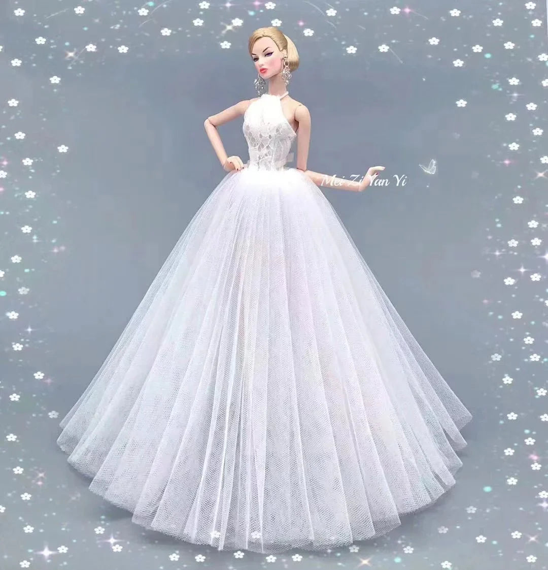 Barbie & 30cm BJD Doll Clothes — Princess, Wedding & Long Gown Dress Accessories for Doll Houses