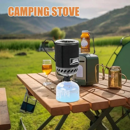 1500W BRS-61 Outdoor Heat Collecting Pot Burner — Ultralight Portable Hiking & Backpacking Stove System