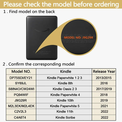 Kindle Paperwhite Case - Magnetic Pouch Cover with Auto Sleep/Wake for 6-6.8 Inch, Fits Generations 1-11 (2021-2022)