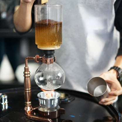 Siphon Coffee Maker Set - 3/5 Cups High-Quality Coffee Kettle, Barista-Grade Brewing Pot, Essential Coffee Accessories for Coffee Enthusiasts