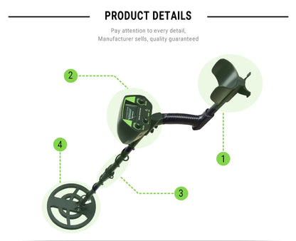 GTX5030H Underground Metal Detector – High-Sensitivity Treasure Hunter for Gold, Coins & Metals