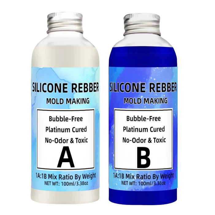 Silicone Mold Making Kit – Platinum Cured Flexible Easy Mix Silicone for Resin Casting & DIY Molding Projects