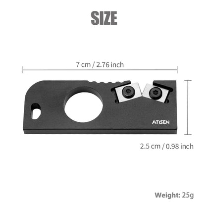 Aluminum Multi-Functional Knife Sharpener – Hot-Selling Kitchen Tools, Scissors & Knife Sharpening Board, Fishing Accessories