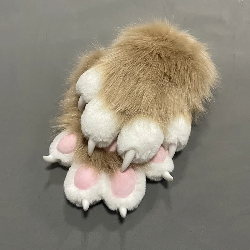 Custom Furry PAWS Long Gloves – Cartoon Kigurumi Fursuit Cosplay Costume Accessory Pair