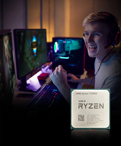 AMD Ryzen 7 5700X – 8-Core 16-Thread Desktop Gaming CPU, Up to 4.6GHz, Socket AM4
