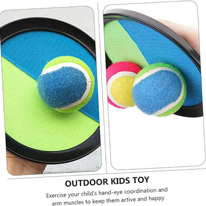 Kids Sucker Sticky Ball Toy Set – Outdoor Catch & Throw Game for Parent-Child Interactive Play