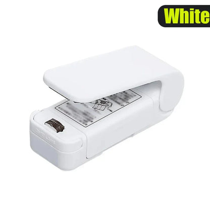 Mini Heat Sealing Machine – Portable Food Bag Sealer for Kitchen, Plastic Bag Closure & Packing Tool