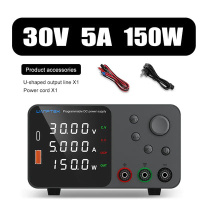 Wanptek Adjustable DC Bench Power Supply 30V 10A – Variable Lab Voltage Regulator 60V/5A & 120V/3A Precision Power Supply