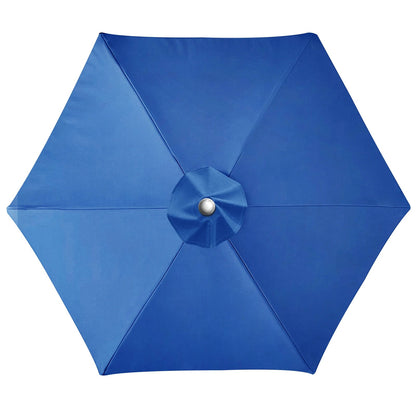 Universal 6/8 Rib Patio Umbrella Replacement Canopy – Polyester Sunshade & Rainproof Outdoor Cover Cloth