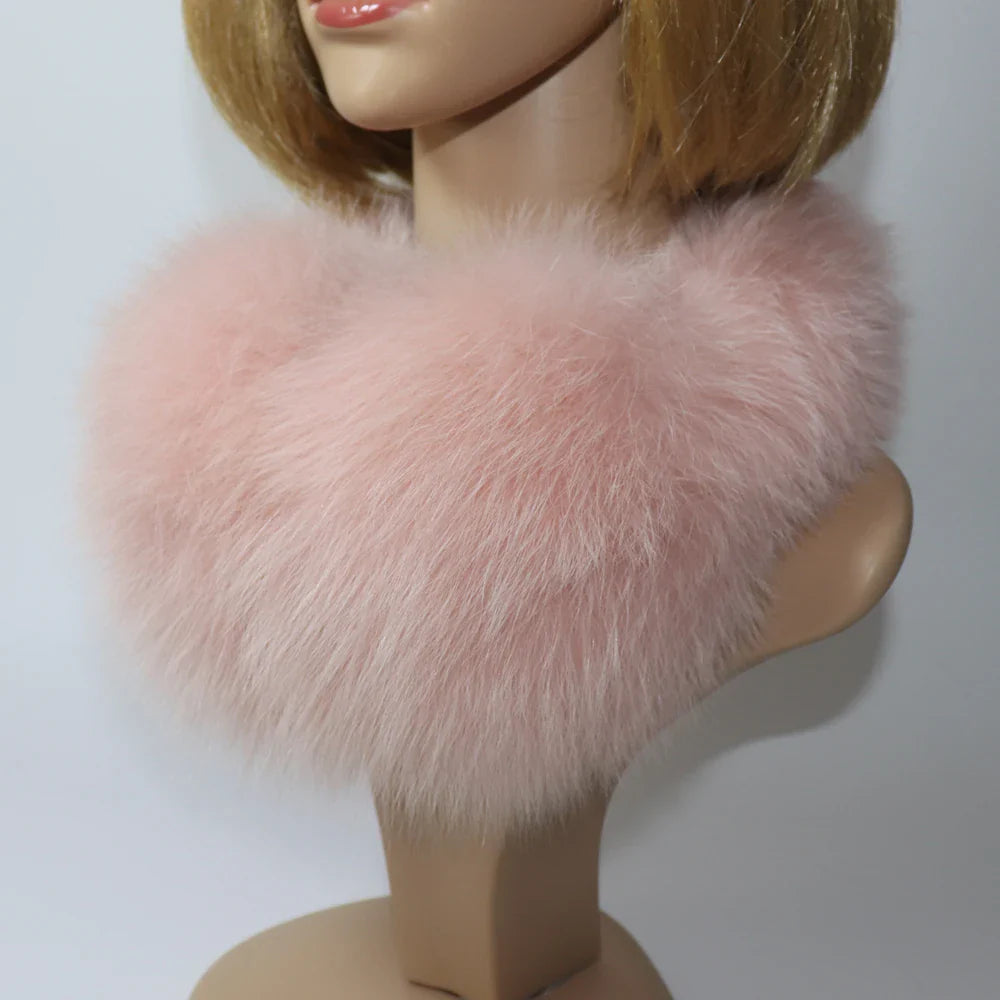 Real Fox & Raccoon Fur Earmuffs – Warm Winter Ear Warmer for Women and Girls, Plush Genuine Fur Accessory