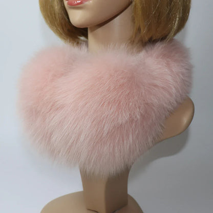 Real Fox & Raccoon Fur Earmuffs – Warm Winter Ear Warmer for Women and Girls, Plush Genuine Fur Accessory