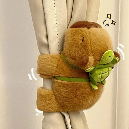 New Capybara Plush Wristband Bracelet – Kawaii Cartoon Cotton Doll Toy for Kids Funny Gift
