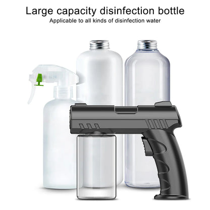 280ML Barber Nano Blue Light Sprayer — Wireless USB Electric Aftershave Steam Spray & Disinfection Gun Atomizer