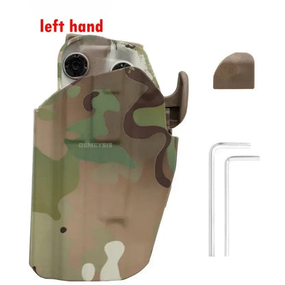 Adjustable Tactical Gun Holster – Lightweight Waist Pistol Carry Case for Right/Left Hand Shooting, Hunting & Outdoor Use