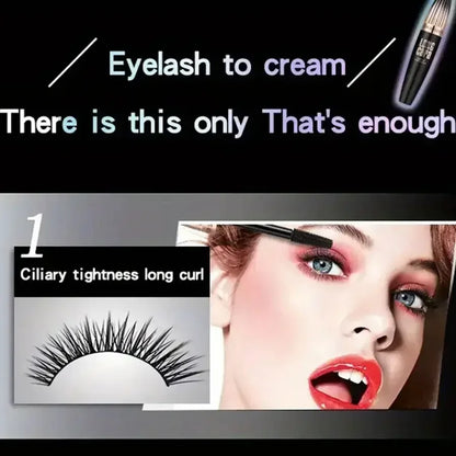 Waterproof 4D Mascara – Thick, Long, Smudge-Proof, Plumping & Curling Eye Makeup