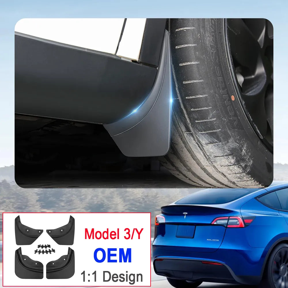 Highland Silicone Frame Screen Protector for Tesla Model 3 Y - Display Edge Body Cover Central Control Accessories - Fits 2024 2023 2022