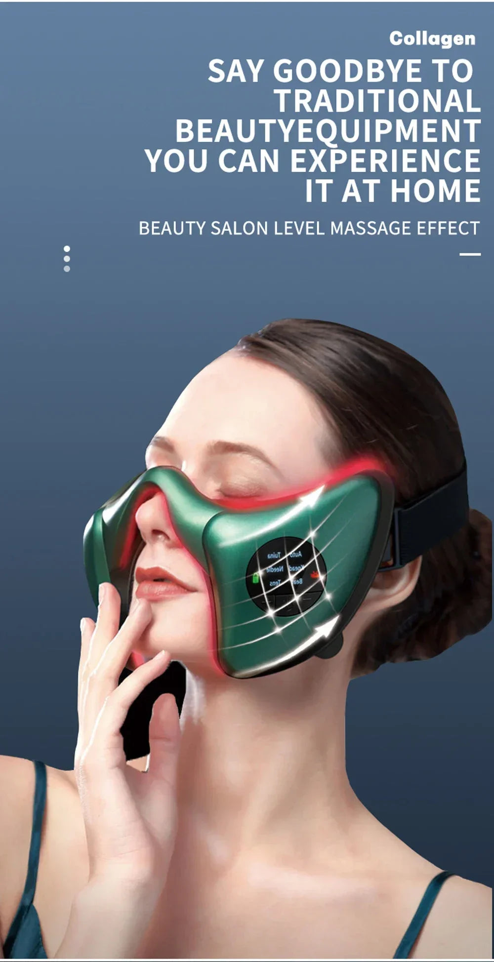 2024 Smart Facial Massager — V-Shaped Face Lifting & Firming Device, All-Round Body Shaping Anti-Aging Beauty Tool