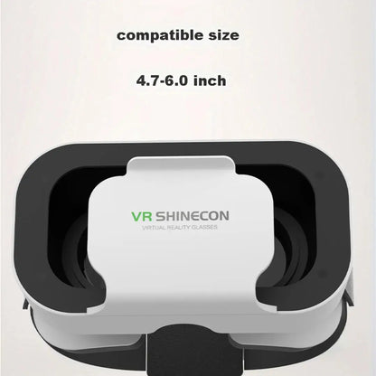 G05 3D VR SHINECON Headset – Adjustable Virtual Reality Glasses for 4.76-inch Android Smartphones