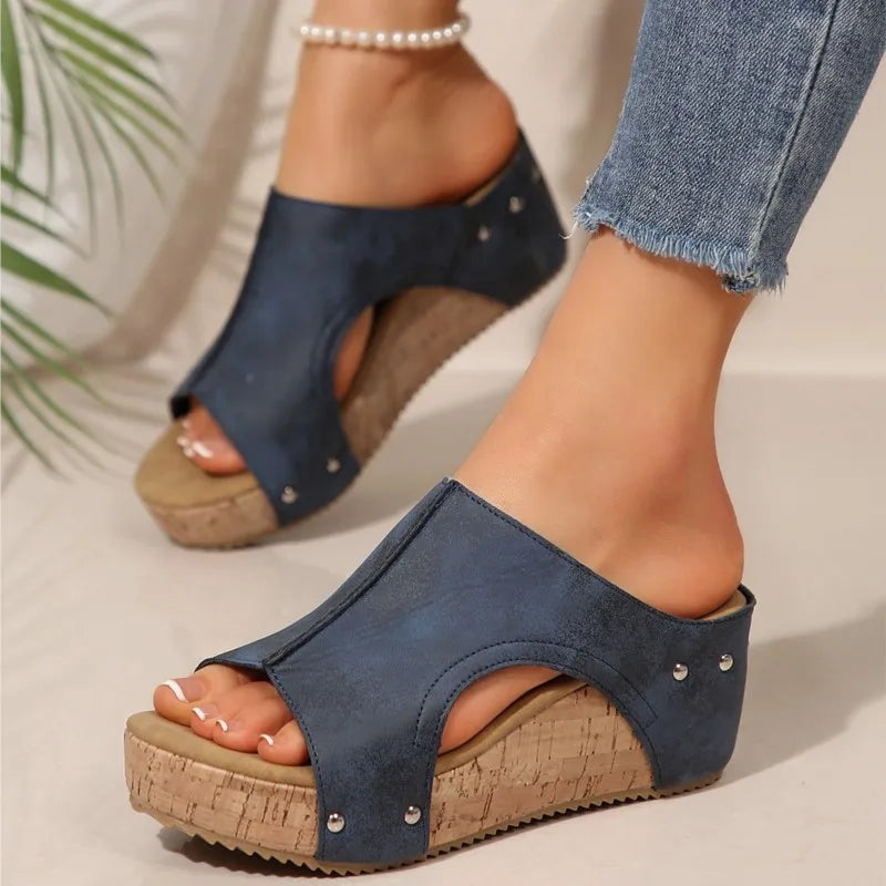 Women’s Summer Sandals – Soft Slide Wedges & Platform Heels, Comfortable Casual Footwear