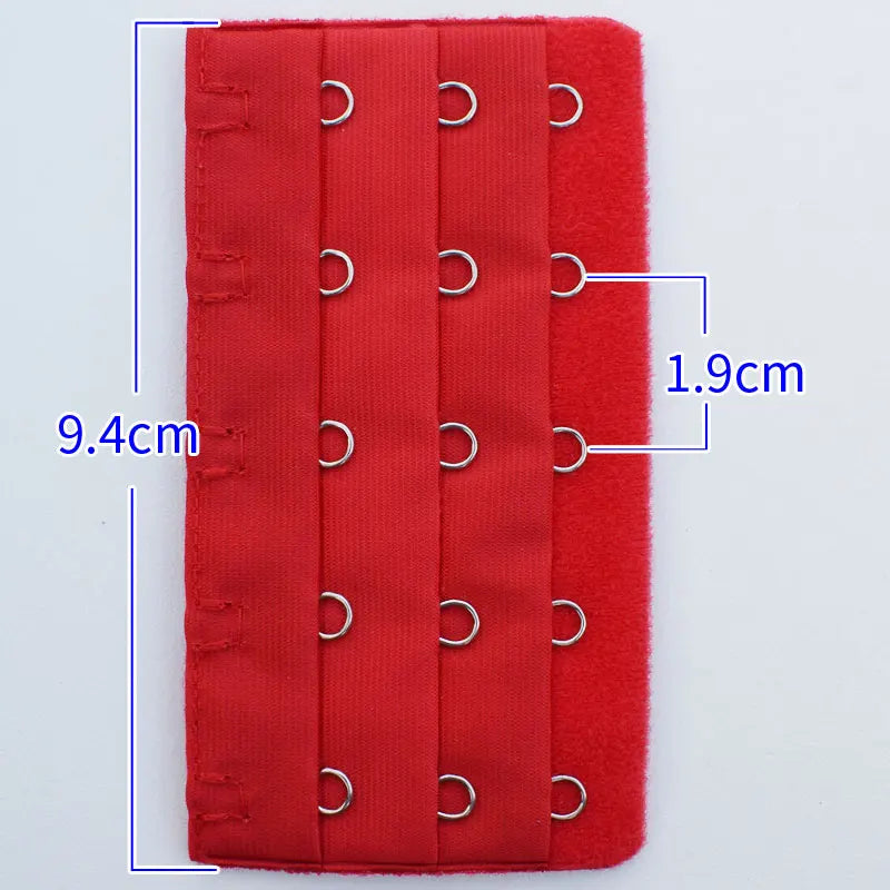 2PCS/4PCS Strap Extender Set – 3-Hook, 5-Row Adjustable Candy Color Bra Extenders for Women