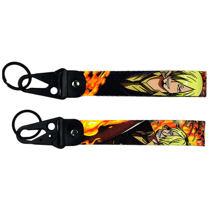 One Piece Eagle Beak Keychain Lanyard – Anime Manga Badge Holder & USB Pendant Accessories