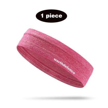 WorthWhile Sports Headband – Anti-Slip Breathable Sweatband for Men & Women, Gym, Yoga, Basketball, Volleyball & Fitness Training