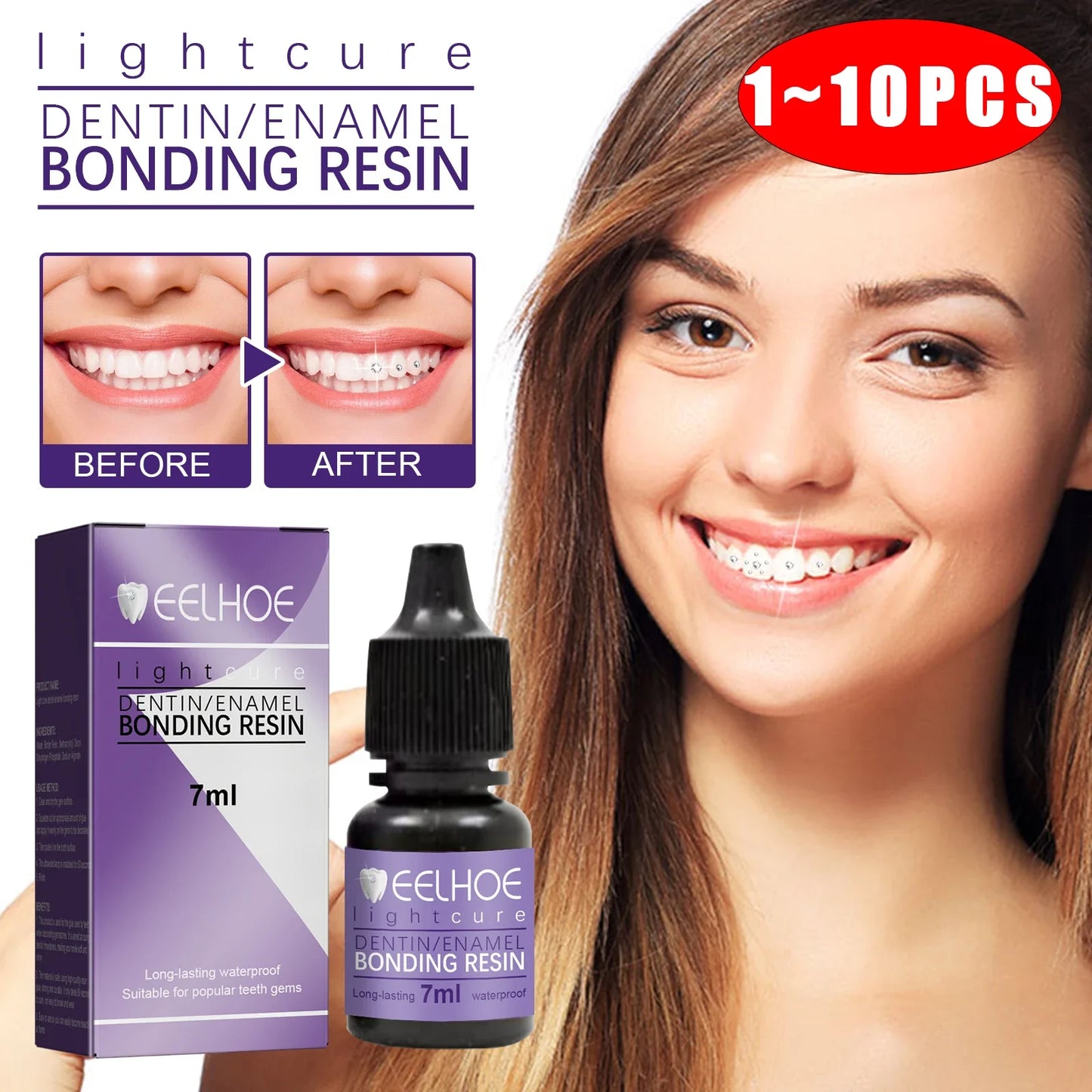 Tooth Gem Glue Dental Adhesive for Diamond Crystals & Jewelry | Sturdy Orthodontic Gel for Teeth Gems