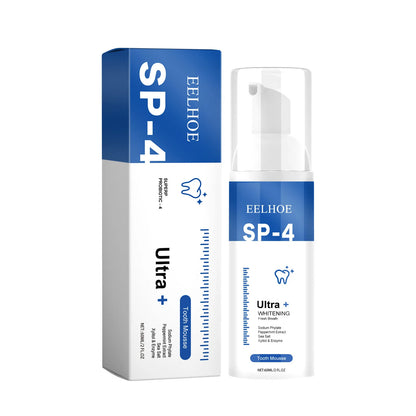 Sip-4 Probiotic Whitening Toothpaste — Stain Removal, Brightening & Fresh Breath Formula